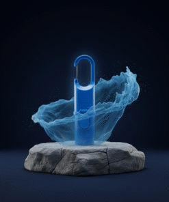 Nomad Face Bunker Blue Indigo – protector solar mineral sostenible SPF50+, fórmula sin agua para uso extremo.