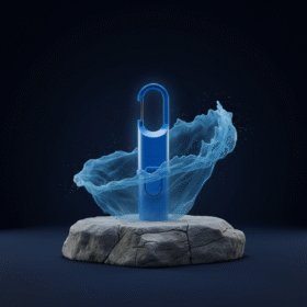 Nomad Face Bunker Blue Indigo – protector solar mineral sostenible SPF50+, fórmula sin agua para uso extremo.