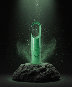 "Bunker Nomad Face Green Forest – protector solar extremo SPF50+ reutilizable para deportes outdoor, resistente a frío, sol y viento."