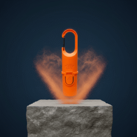 "Protector solar Nomad Face Bunker Orange Tiger – fórmula sin agua, alta resistencia al frío, viento y radiación solar."