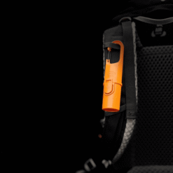 "Bunker Nomad Face Orange Tiger – envase técnico reutilizable y recargable, diseñado para condiciones extremas de montaña."
