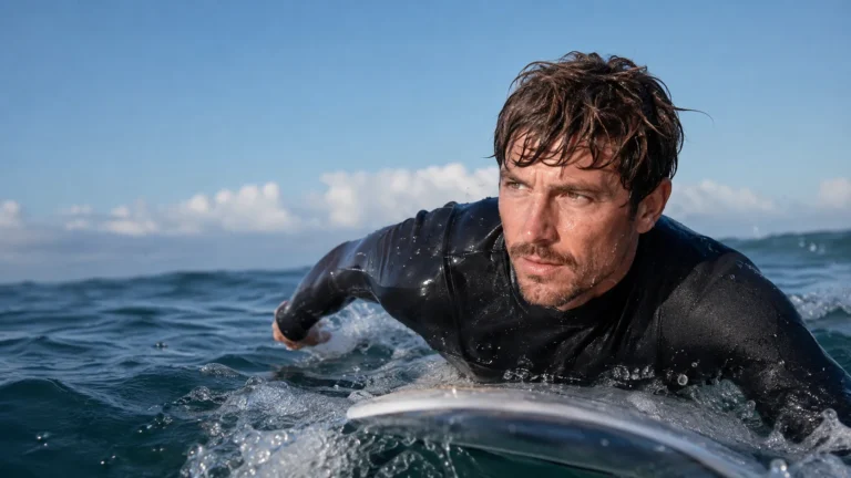 Protección solar para deportes acuáticos durante una sesión de surf