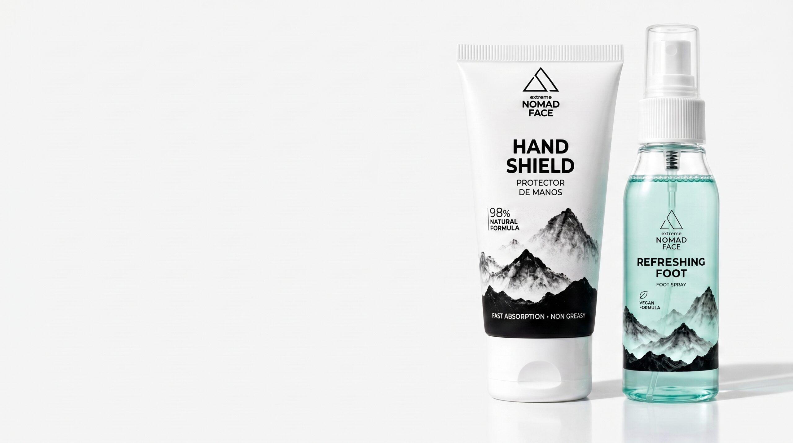 Hand Shield y Refreshing Foot, la gama Outdoor Care de Nomad Face